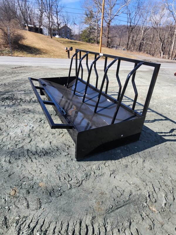 10' Fence Line Hay and Grain Feeder - Image 6